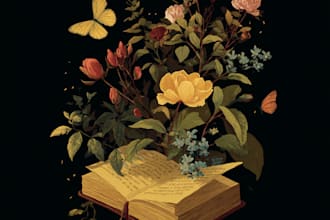 do poetry book cover design