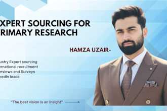 find industry experts for your survey or interview