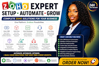 zoho crm, one, developer, desk, site, creator, analytics, people HR payroll zoho