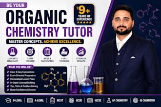 be your organic chemistry tutor having 9 years of experience