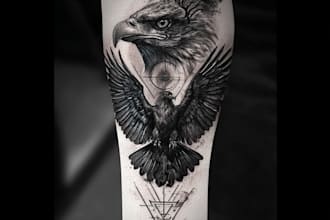 create your custom realistic tattoo design