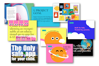 design a bold and modern brand identity for your app