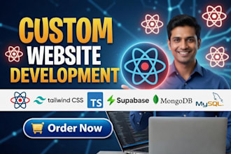 build website, website development, full stack developer, front end developer