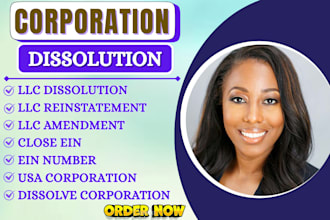 close, terminate, your USA corporation, llc and file dissolution