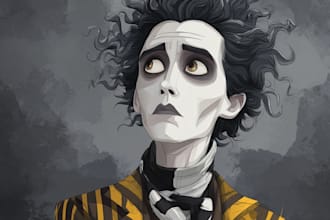 your avatar style tim burton