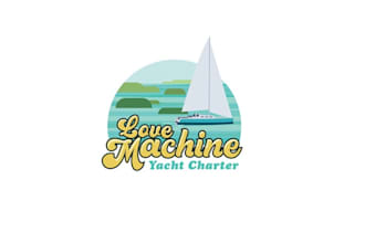 design sailing yacht charter company logo