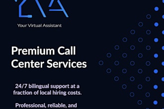 provide bilingual english spanish call center and VA support