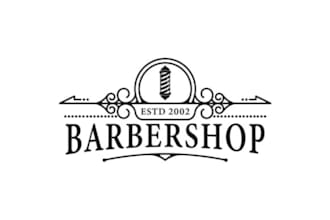 design a professional barber and barbershop logo