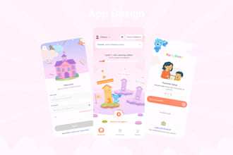 design a fun and engaging kids learning app with animations