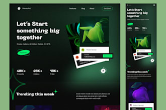 design a modern and user friendly website UI UX in figma