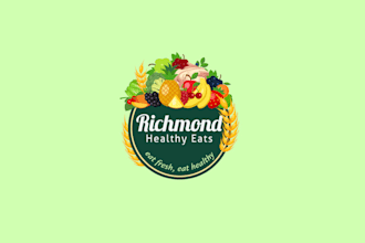 design restaurant healthy eats logo