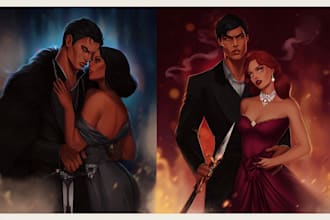 design nsfw dark mafia shifter contemporary fantasy romance novel book cover art