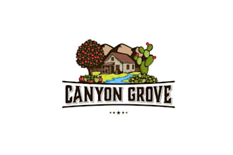 create removal agriculture landscape and lawn care logo