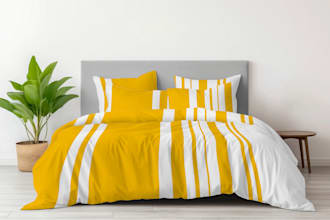 bedding mockup pattern design
