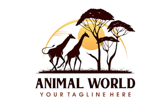 do modern high quality custom wildlife logo design
