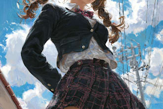 draw anime character illustration
