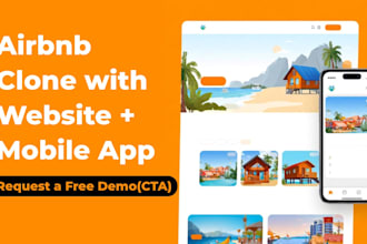 build a custom airbnb clone vacation rental marketplace website and app