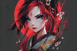create an awesome anime tattoo design