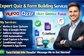 create wuffo qzzr tally quiz google form online form   jotform integration va