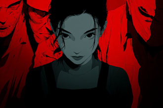 make horror art, comic art, fan art and movie posters