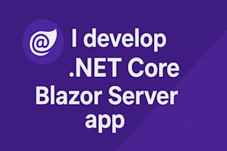 build blazor server web app or webassembly web app