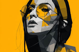 make an graphic design vector art