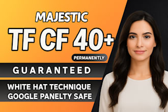 increase majestic trust flow 40 plus