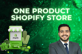make one product shopify store