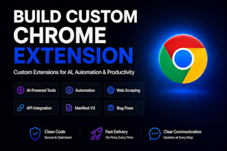create a custom chrome extension for you