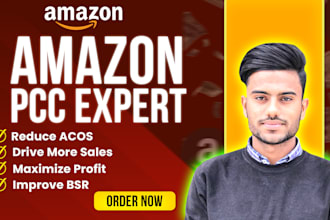 be your amazon ppc ads manager, reduce acos, and scale as amazon ads specialist