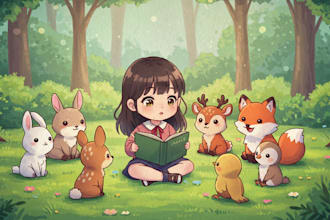 illustrate childrens book with vibrant story illustrations and cover art