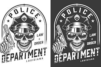 create professional police logo design for your business