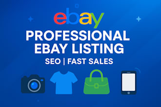 be your expert ebay lister and virtual assistant