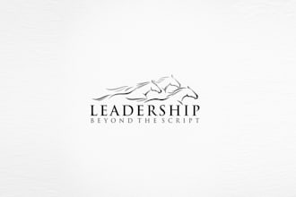 design unique leadership training logo