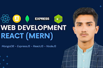 be your react web developer for building custom  website
