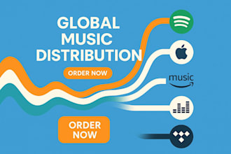 professionally distribute your music spotify apple itunes music and all platform