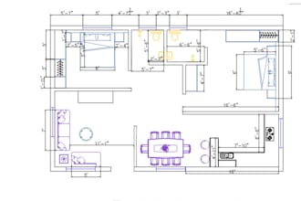 create 2d floor plan and layouts in autocad