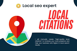do 150 high authority manual local citations with nap consistency