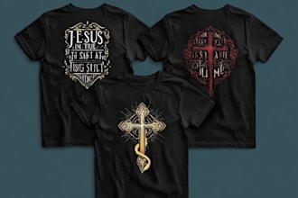 create ugly christmas sweater and tshirt design