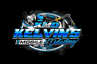 create exclusive and marvelous auto detailing logo design