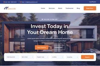 modern real estate web design for companies realtors agencies