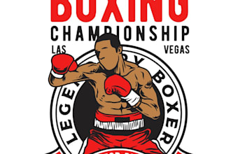 do unique, distinctive and professional boxer logo design