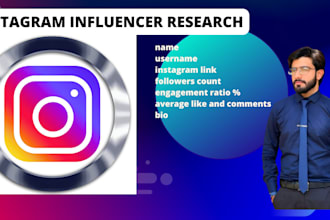 provide targeted instagram influencer research
