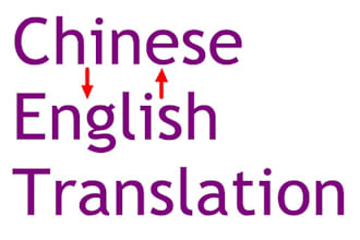 translate English to Chinese or Chinese to English