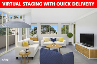 do realistic virtual staging with quick delivery