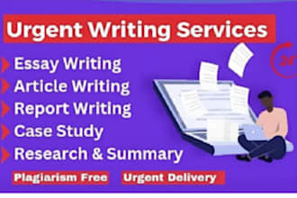 do urgent essay writing as an essay writer, case study, research summary, paper