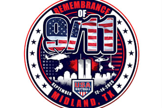 do modern wonderful super patriot logo design