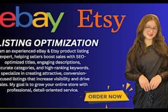 be your etsy product listing and SEO expert