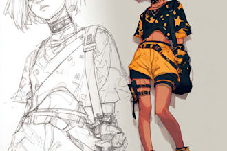 creat your character in comic style