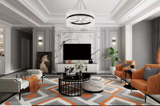 visualize interior restaurant design,reception area,lounge area,workspace,revit